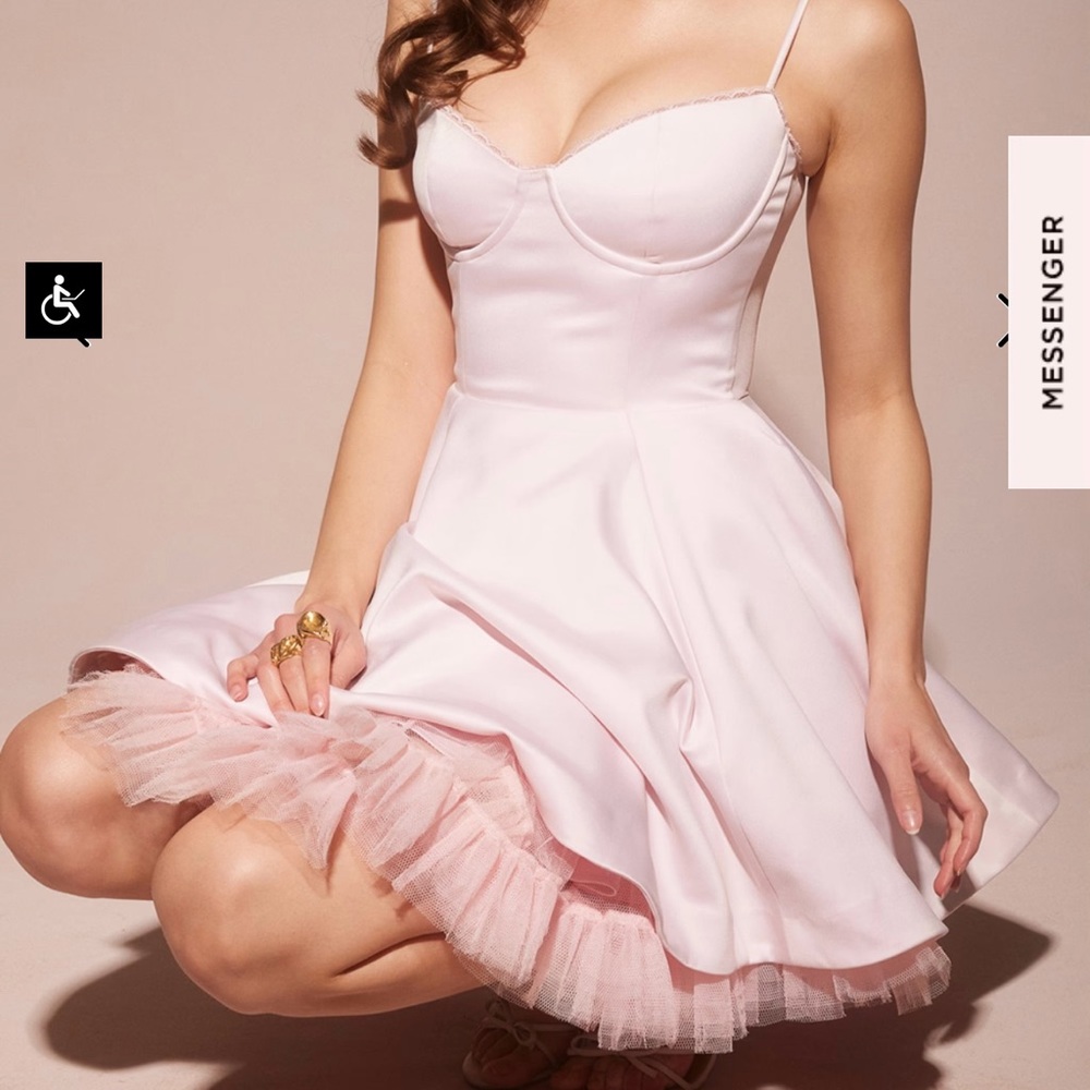 🩰Ballerina Pink Tulle Mini Dress🩰
